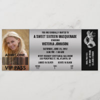 Sweet Sixteen Masquerade VIP Admission Ticket