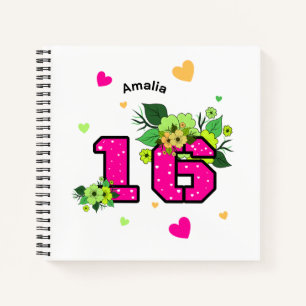 Sweet sixteen notebook