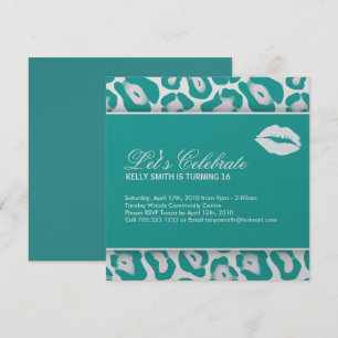 Sweet Sixteen Party Invitation