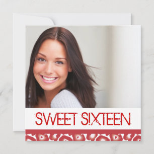Sweet Sixteen Party Invitation
