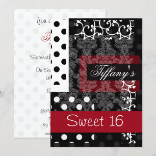 Sweet Sixteen party Invitation