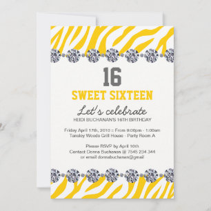 Sweet Sixteen Party Invitation