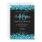 Sweet Sixteen Party Sparkles Teal Blue