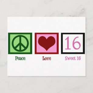 Sweet Sixteen Postcard