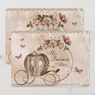 Sweet Sixteen Quinceanera Birthday  Invitations