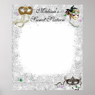 Sweet Sixteen, Quinceanera, Masquerade Sign In