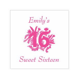 Sweet Sixteen Self-inking Stamp