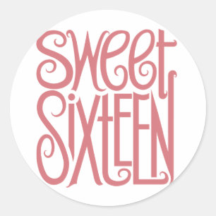 Sweet Sixteen Sticker
