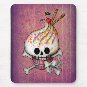 Sweet Skull Cupcake Mouse Mat