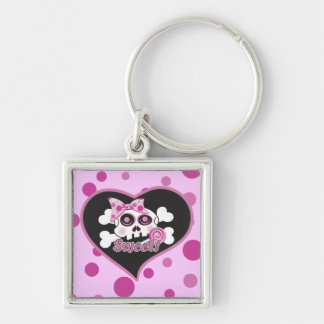 Sweet Skull Key Ring