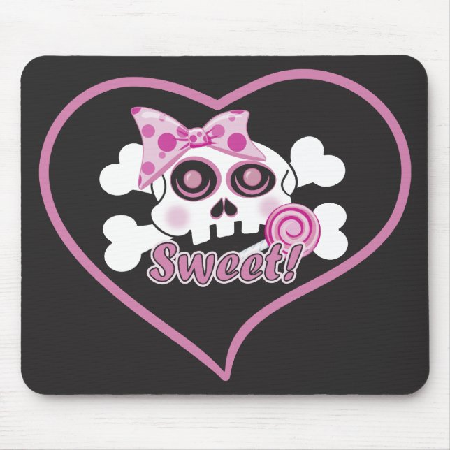 Sweet Skull Mouse Mat (Front)