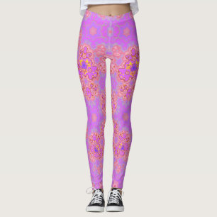 SWEET SLIMMING ~ Pink Floral Leggings