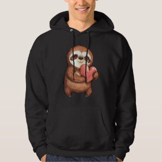 Sweet Sloth Valentines  Sloth   1 Hoodie