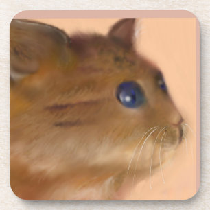 Sweet ,smart cats coaster