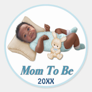 Sweet Smiles - Mum To Be Classic Round Sticker