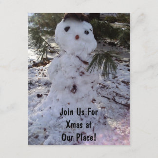 SweeT SNoWMaN Invitation