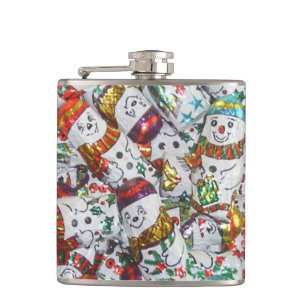 Sweet Snowmen flask