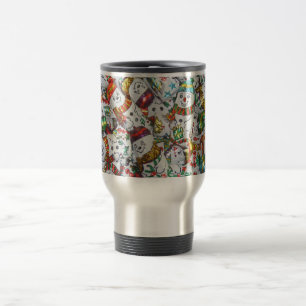 Sweet Snowmen travel mug