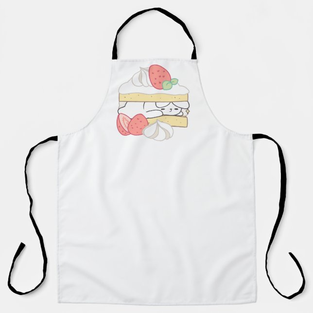 Sweet Snuggles: Buniberry Shortcake Delight Apron (Front)