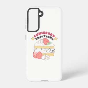 Sweet Snuggles: Buniberry Shortcake Delight Samsung Galaxy Case