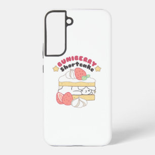 Sweet Snuggles: Buniberry Shortcake Delight Samsung Galaxy Case