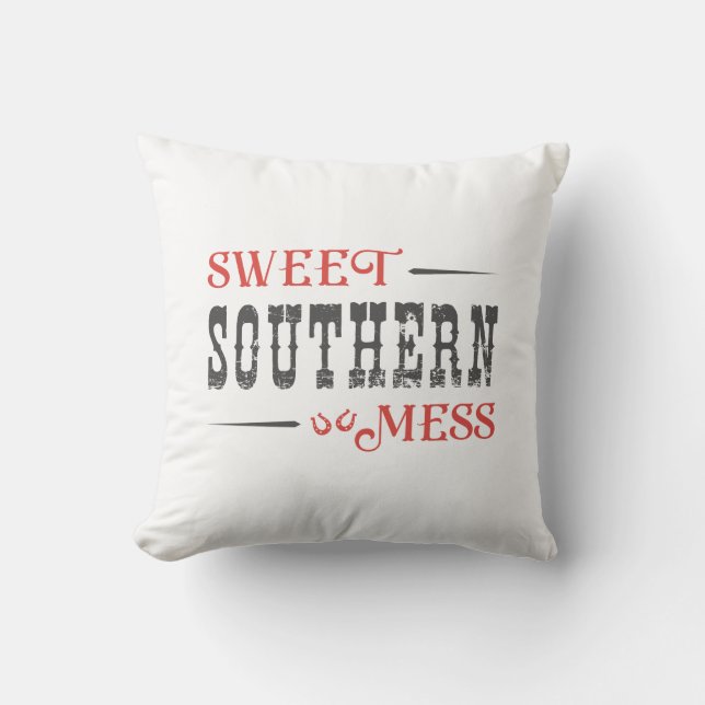 Sweet Southern Mess Cushion (Front)