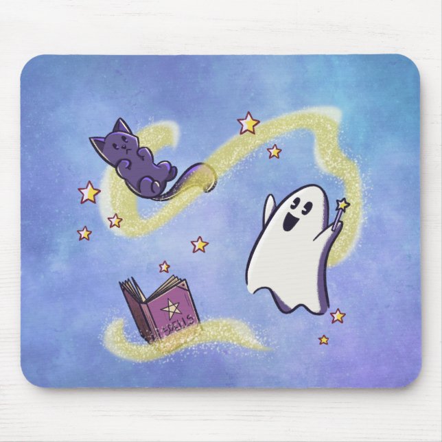 Sweet Spirit and Cat spell on Mousepad (Front)
