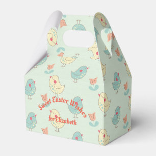 Sweet Spring Birdies Gable Favour Box