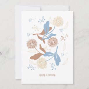 Sweet Spring Dandelion Wildflower Holiday Card