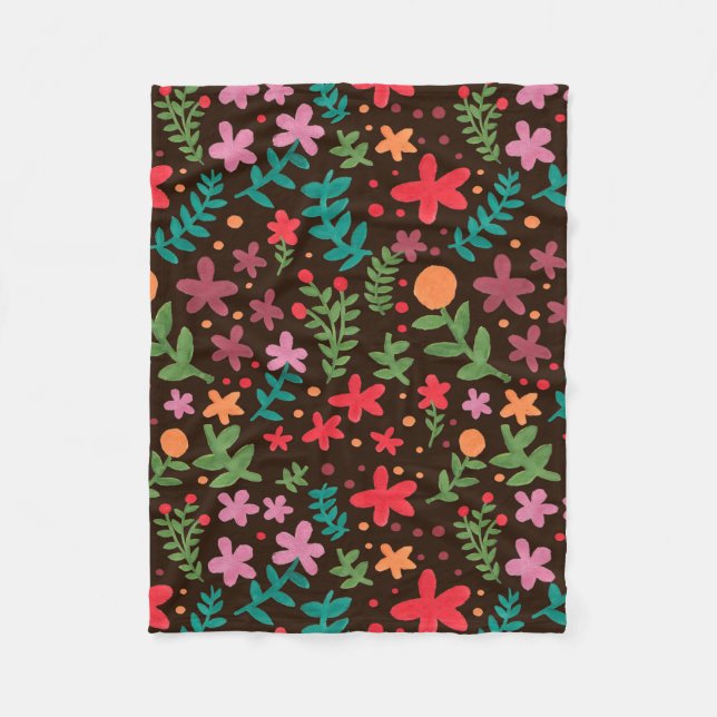 Sweet Spring Fleece Blanket (Front)