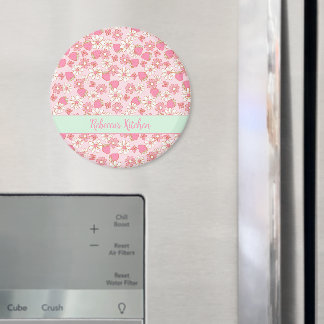 Sweet Spring Strawberries Personalised Magnet