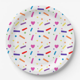 Sweet Sprinkle Birthday Party Theme Paper Plate