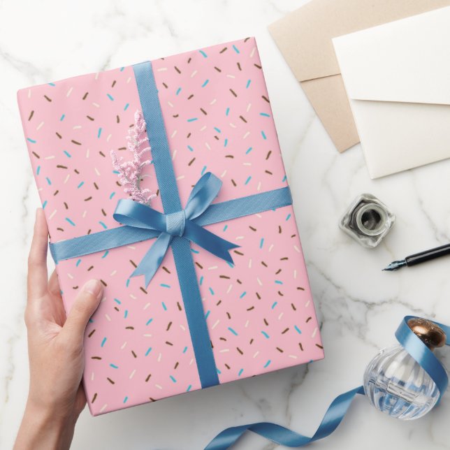 Sweet Sprinkles Wrapping Paper (Strawberry Pink) (Gifting)
