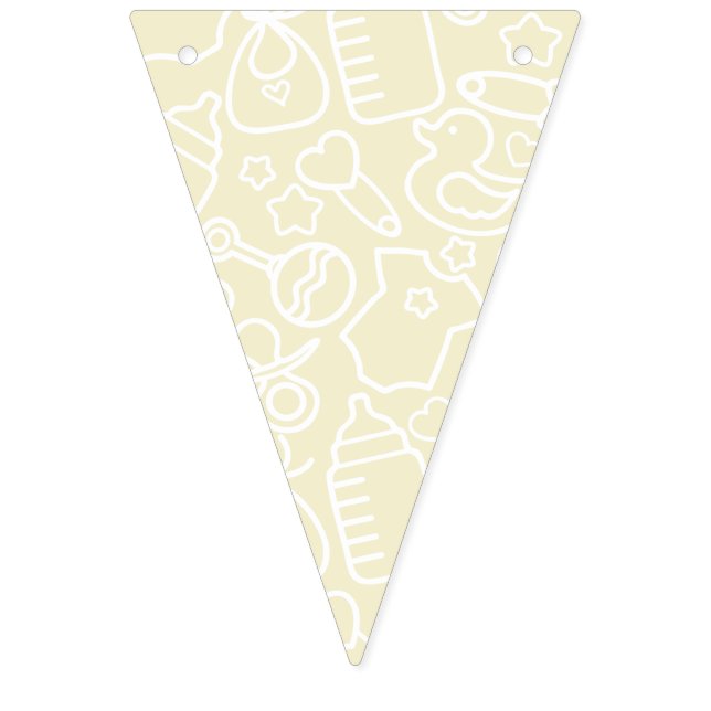 Sweet Sprinkles Yellow Bunting (First Flag)