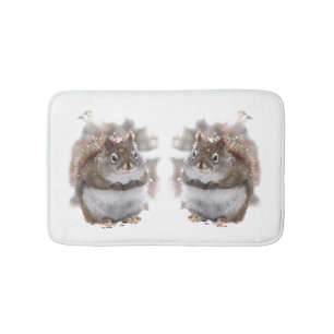 Sweet Squirrels Animal Bath Mats