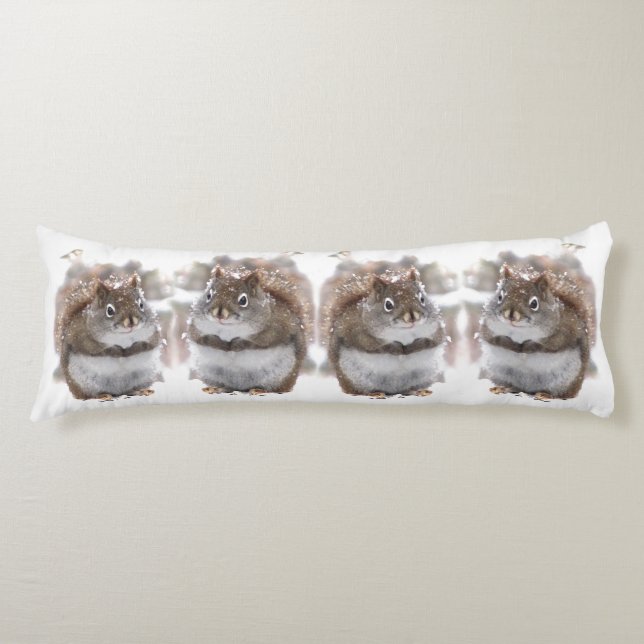 Sweet Squirrels Body Pillow (Front)