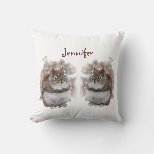 Sweet Squirrels Cushion (Front)