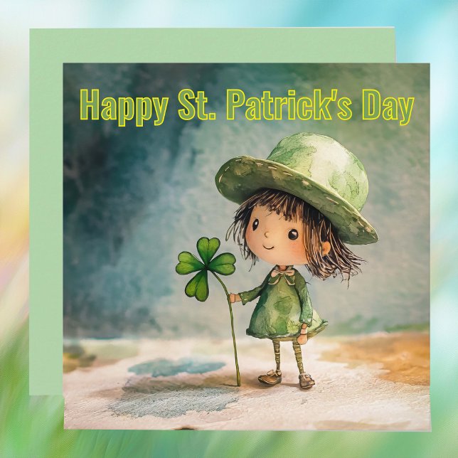 Sweet St. Patrick's Day Holiday Card (Creator Uploaded)