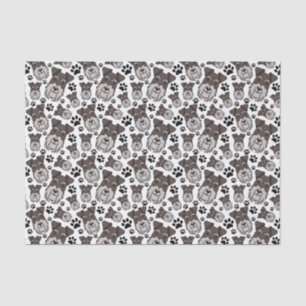 Sweet Standard Schnauzer Miniature Pet Puppy Dog Tissue Paper