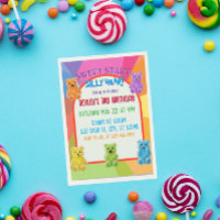 Sweet Start, Silly Heart Candy Bears Birthday