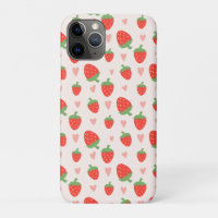 Sweet Strawberries & Hearts 