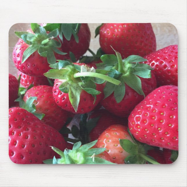 Sweet Strawberries Mouse Mat (Front)