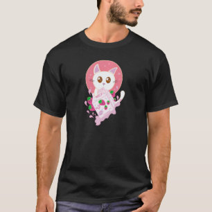 Sweet Strawberry Cat   T-Shirt