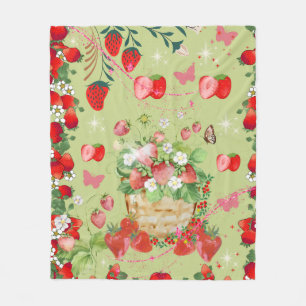 Sweet Strawberry Dreams Blanket