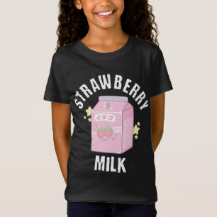Sweet Strawberry Milk Cool Fruit Berry Dessert T-Shirt
