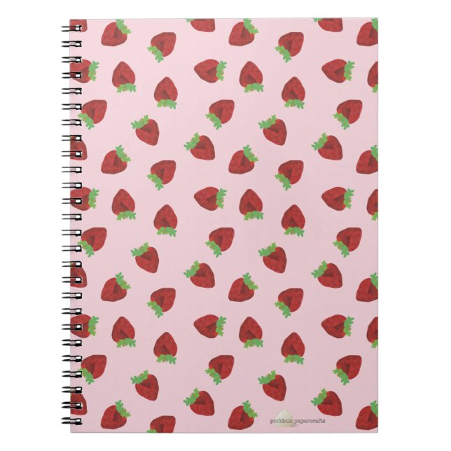 Sweet Strawberry Notebook (Front)