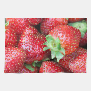 Sweet Strawberry Tea Towel