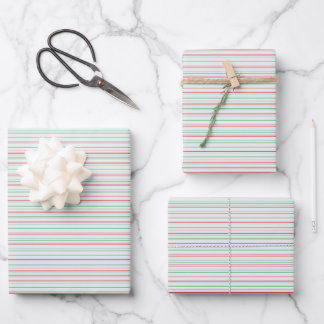 Sweet Stripe Wrapping Paper Sheet