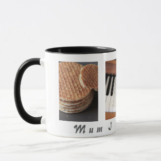 Sweet Stroopwafel Piano Mug — Gift for Mum