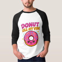 Sweet & Stylish – Cute Doughnut Graphic T-Shirt